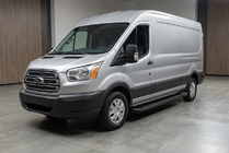 Ford Transit 2014– Allmond Black side steps (2 st., aluminium) L1 (Regular) foto 1