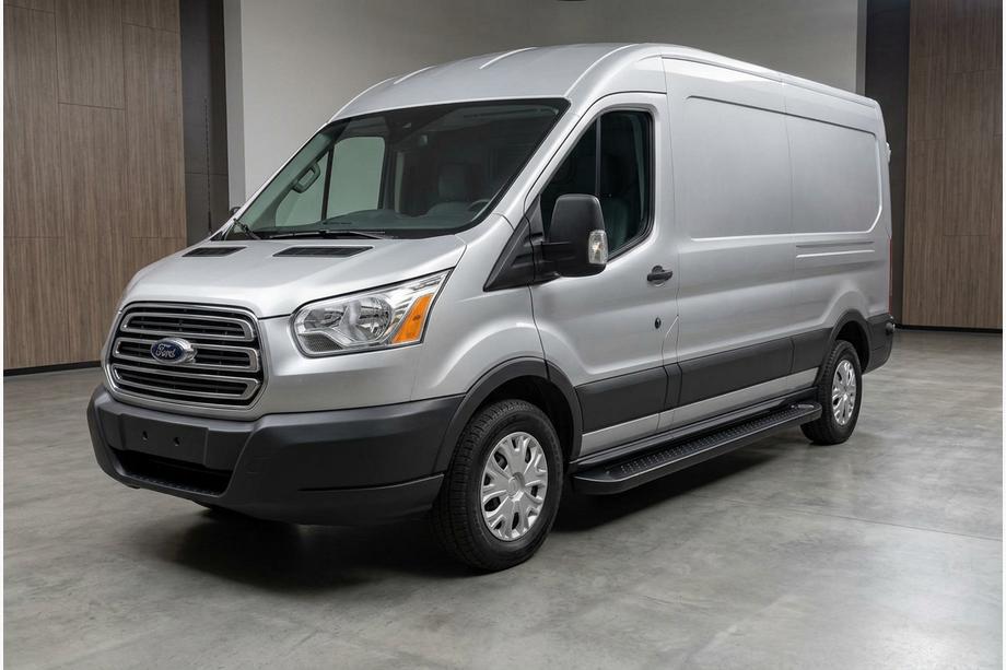 Ford Transit 2014– Allmond Black side steps (2 st., aluminium) L1 (Regular) Image