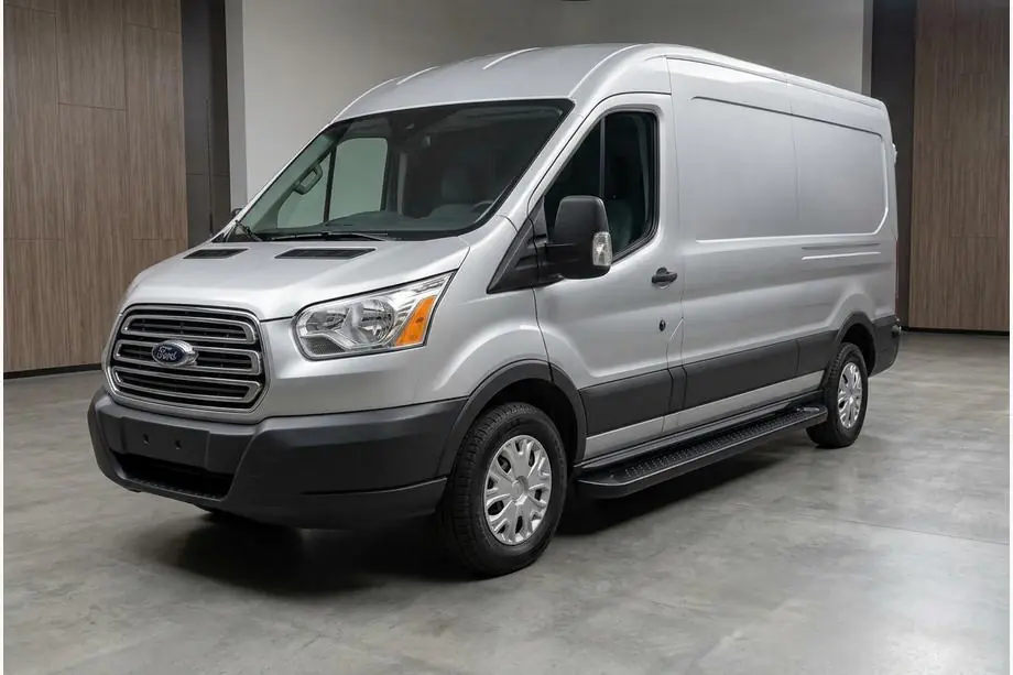Ford Transit 2014– Allmond Black side steps (2 st., aluminium) Image