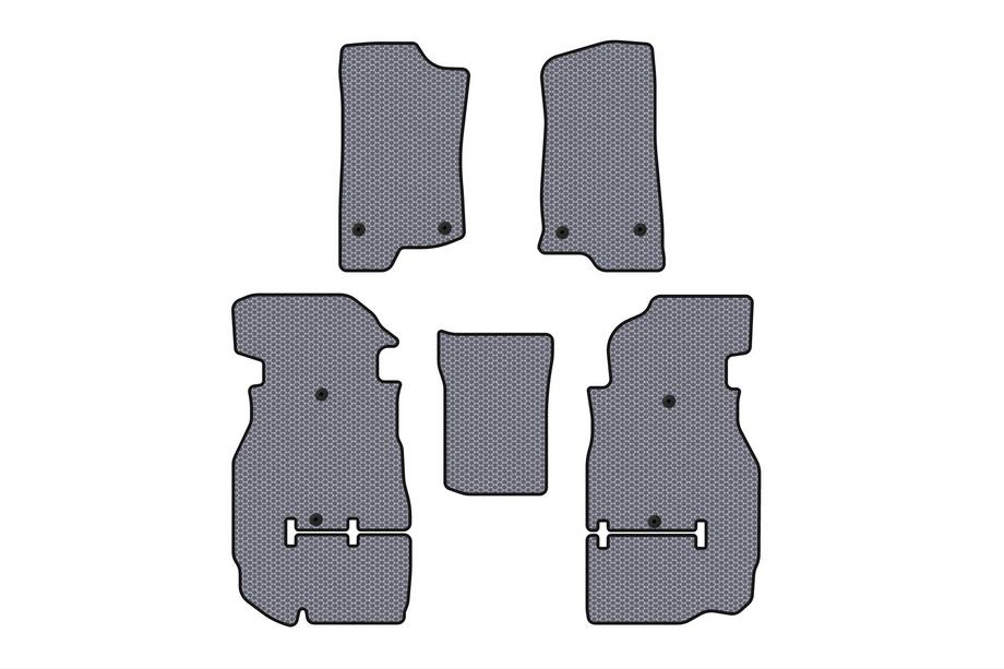 Jeep Wrangler 2018– Rubberen automatten Carsuit (Rubicon Unlimited/5-deurs, grijs) Image