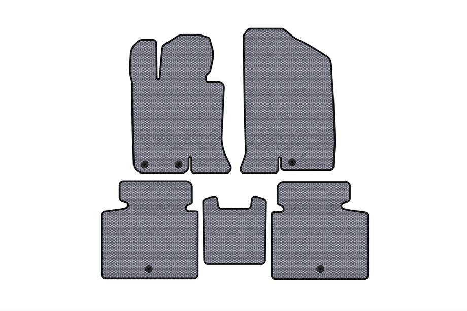 Kia Optima 2010–2016 Rubberen automatten Carsuit V-2 (SD, grijs) Image