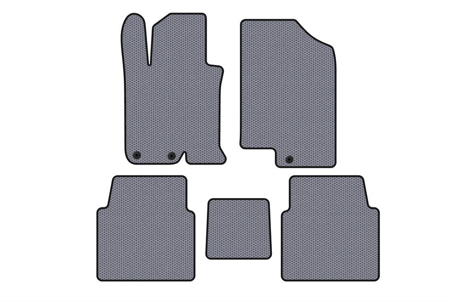 Kia Optima 2010–2016 Rubberen automatten Carsuit V-1 (SD, grijs) Image