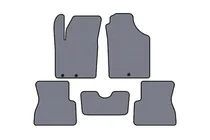 Kia Picanto 2011–2016 Rubberen automatten Carsuit (Grijs) foto 1