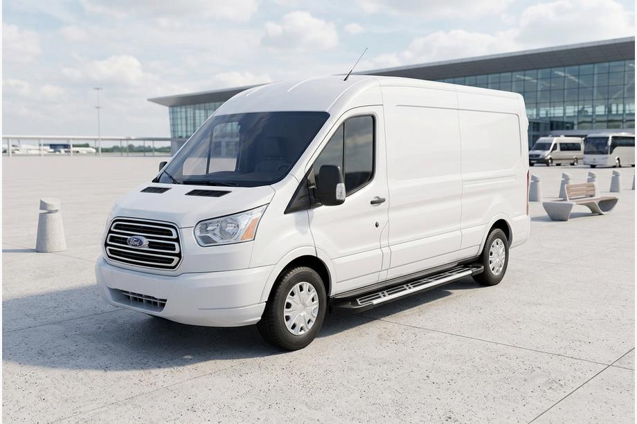 Ford Transit 2014– Sunrise side steps (set van 2, aluminium) L1 (Regular) Image