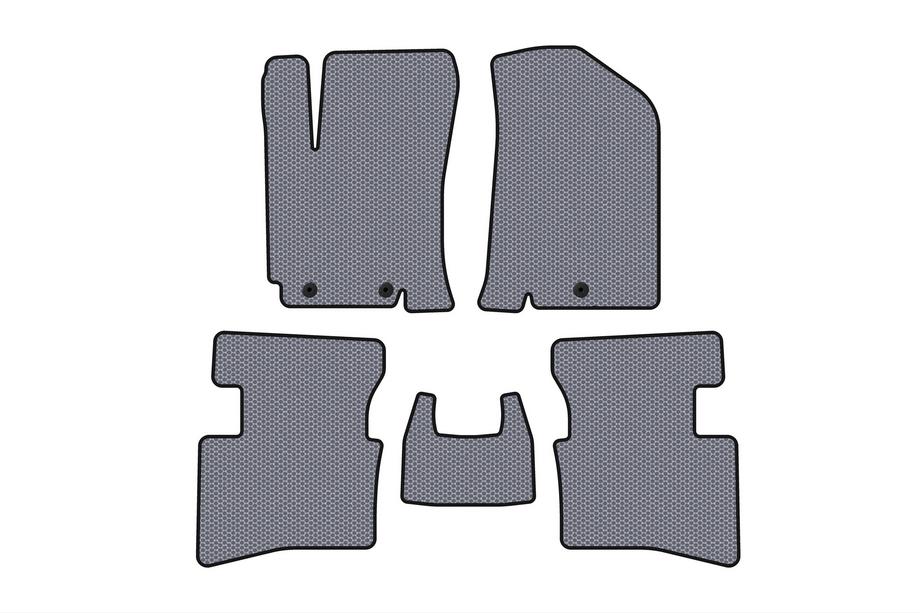 Kia Rio 2012–2017 Rubberen vloermatten Carsuit V2 (Grijs) Image
