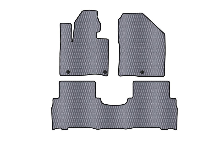 Kia Sorento III UM 2014–2020 Rubberen automatten Carsuit (2014-2018, 5-zits, grijs) Image