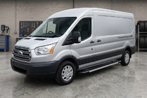 Ford Transit 2014– Zijtreden RedLine V1 (2 stuks, aluminium) foto 1