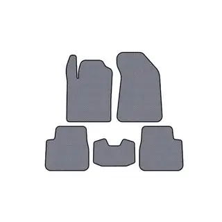 Rubberen automatten Carsuit (Grijs) Lancia Delta 2008–2014 foto 1