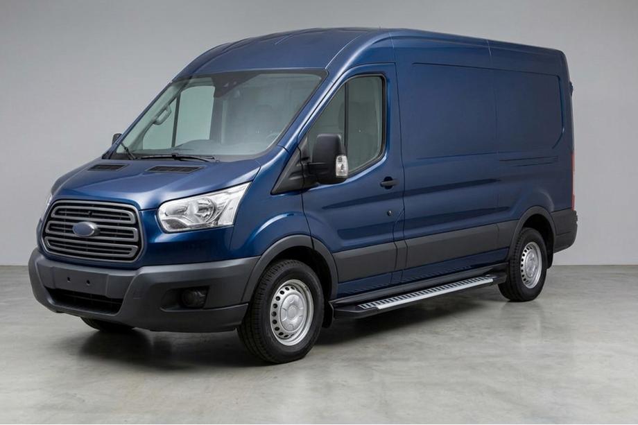 Ford Transit 2014– Side steps Line (2 stuks, aluminium) L1 (Regular) Image