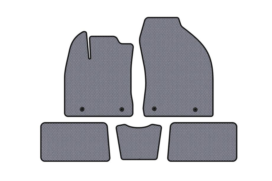 Lexus CT200H 2011–2022 Rubberen automatten Carsuit (HB, Hybrid, grijs) Image