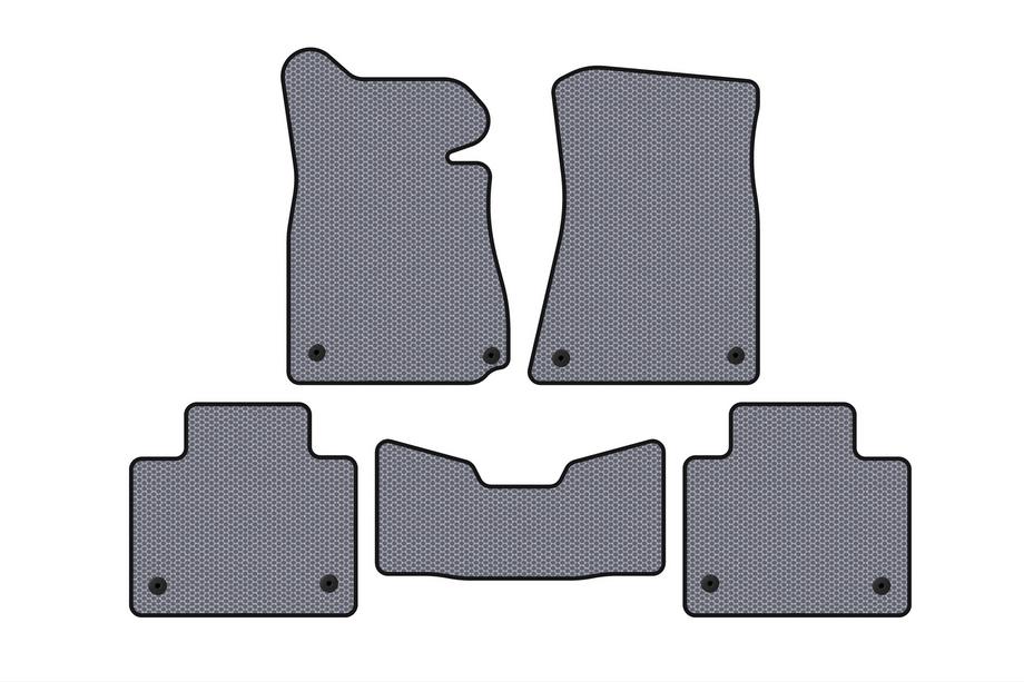 Lexus GS 2011–2020 Rubberen automatten Carsuit (2011-2015, SD, geen 4WD, grijs) Foto 1