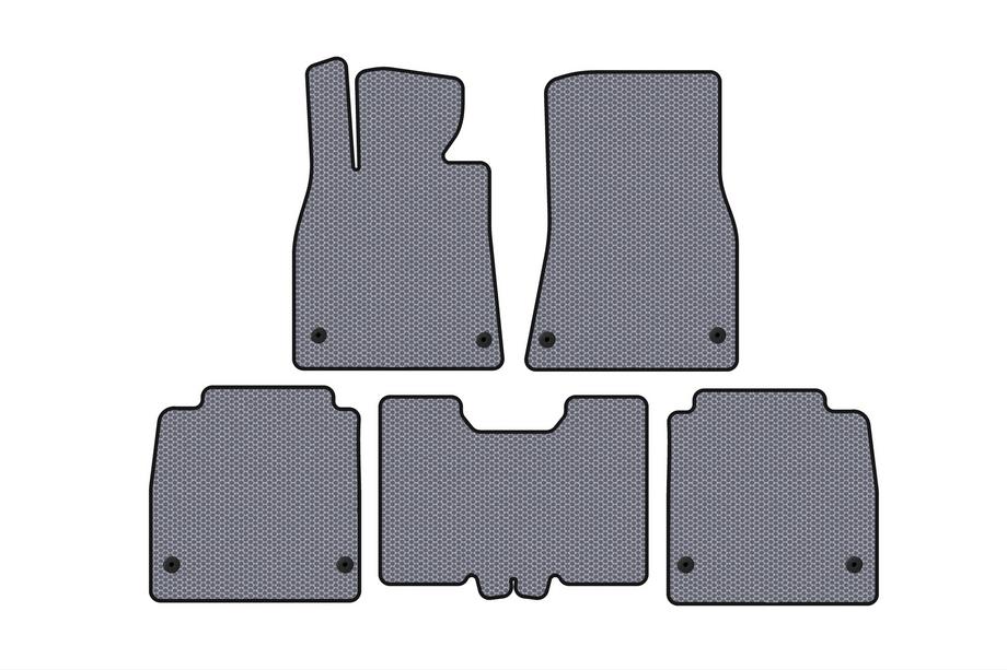 Lexus LS 2007–2017 Rubberen automatten voor interieur Carsuit (2007-2010, SD, lange wielbasis, grijs) Image