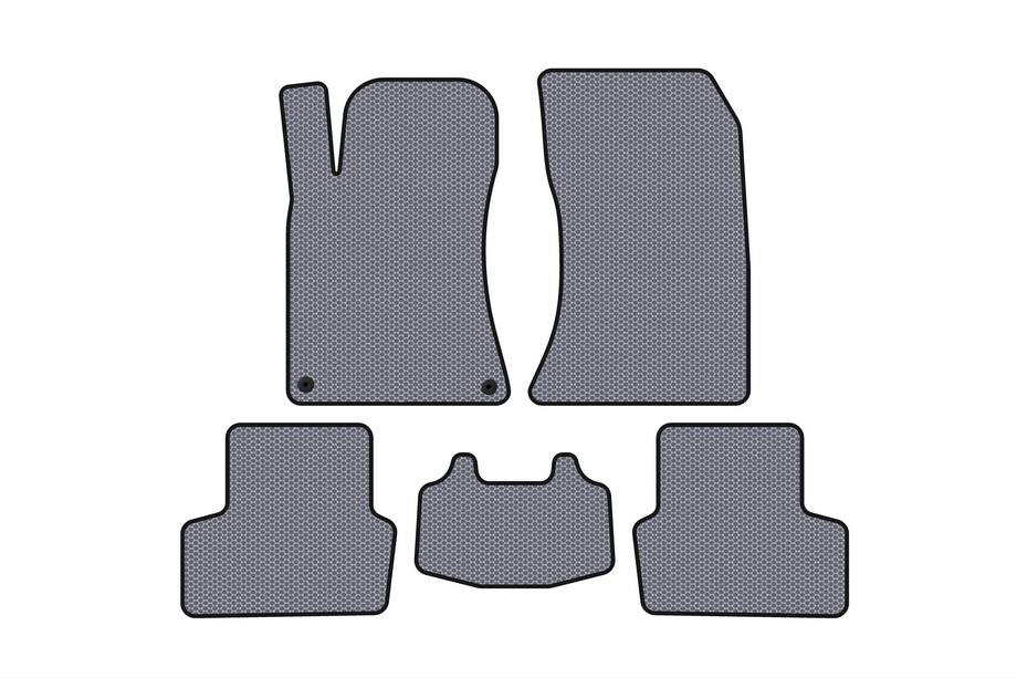 Mercedes CLA C117 2013–2019 Carsuit rubberen automatten (SD, grijs) Image