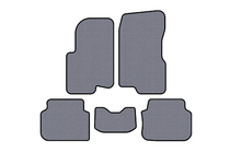 Smart 1998–2007 Rubberen automatten Carsuit (2003-2007, Forfour, Grijs) foto 1