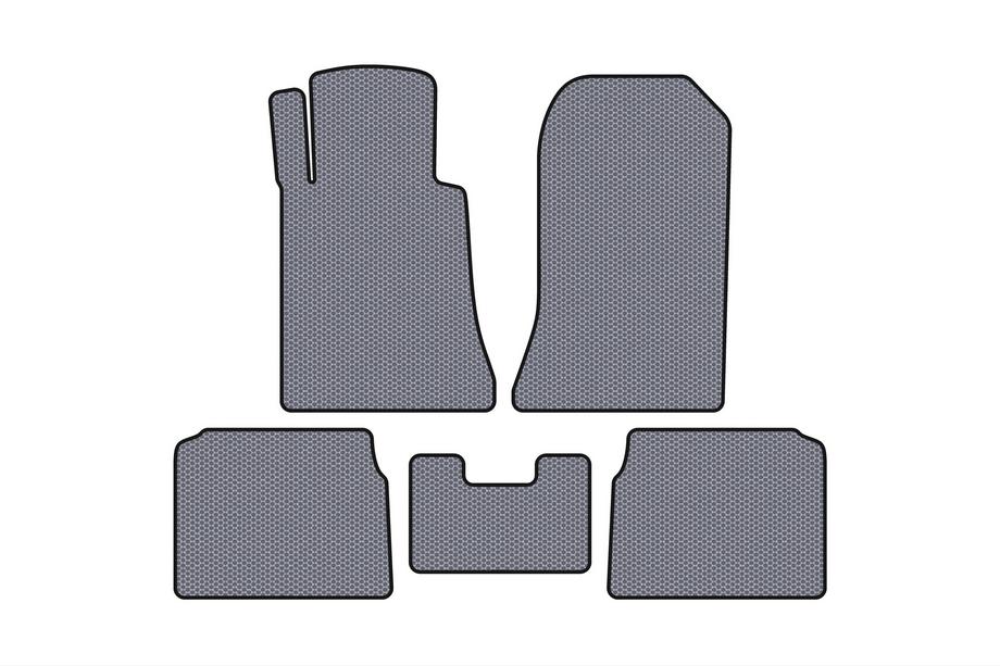Mercedes E-class W124 1984–1997 Carsuit rubberen automatten (SD, grijs) Foto 1