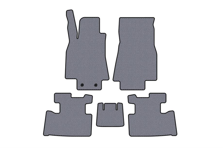 Mercedes A-class W169 2004–2012 Rubberen automatten Carsuit (2004-2008, HB, 5-deurs, grijs) Image