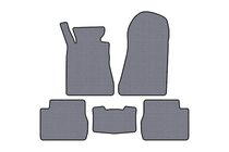 Mercedes W201 (190) 1982–1993 Carsuit rubberen automatten (SD, grijs) foto 1