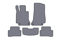Mercedes C-klasse W205 2014–2021 Carsuit rubberen automatten (SD, grijs) foto 1