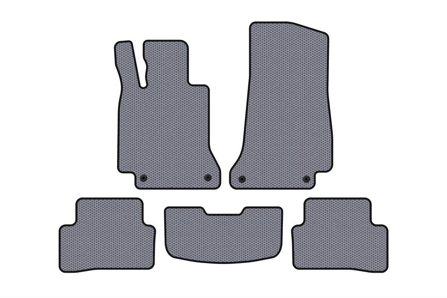 Mercedes C-klasse W205 2014–2021 Carsuit rubberen automatten (SD, grijs) Image