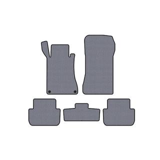 Rubberen automatten Carsuit (Coupé, grijs) Mercedes CLK W209 2002–2010 foto 1