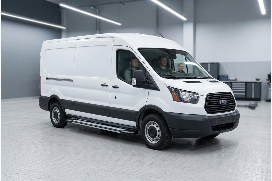 Ford Transit 2014– Rainbow zijtreden (set van 2, aluminium) Image