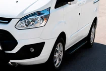 Ford Custom 2013–2022 Allmond Black zijtreden (2 st., aluminium) foto 1