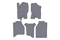 Nissan Navara 2006–2015 Rubberen automatten Carsuit (zonder bakken, grijs) foto 1