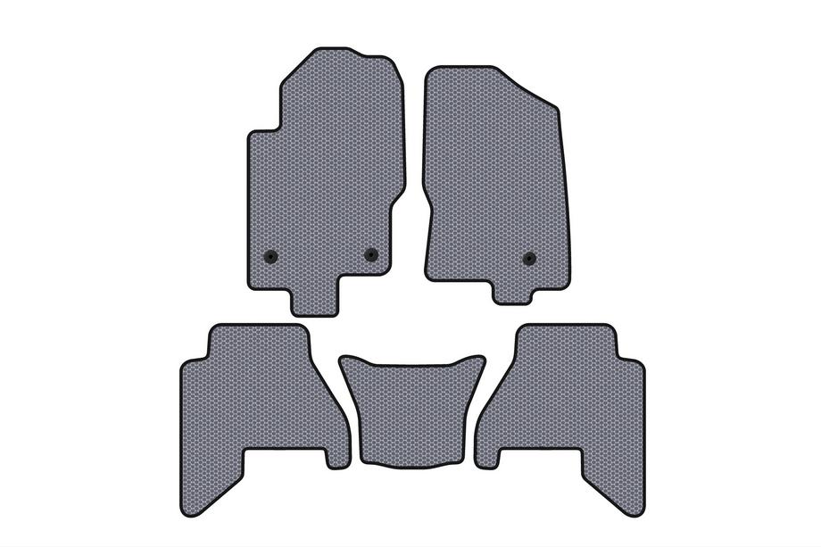 Nissan Pathfinder R51 2005–2014 Rubberen automatten Carsuit V2 (2 rijen, Grijs, 2010-2014) Foto 1