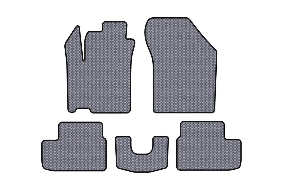 Opel Agila 2007–2015 Carsuit rubber automatten (HB, grijs) Image