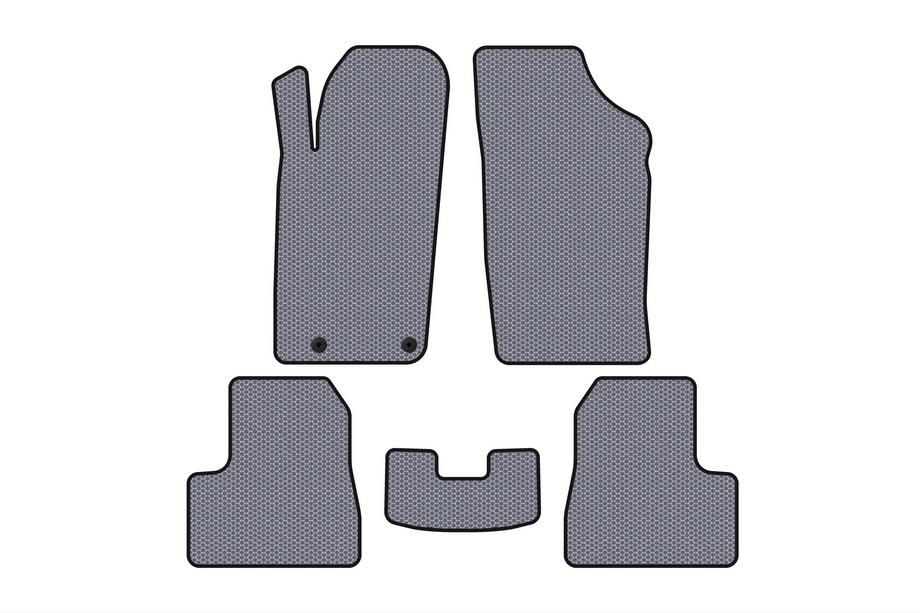 Peugeot 206 1998–2024 Rubberen vloermatten Carsuit (2009-2013, Grijs) Image