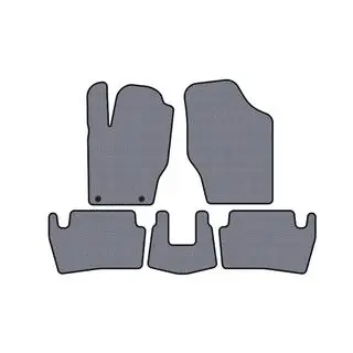 Rubberen automatten Carsuit (2001-2005, HB, 5-deurs, grijs) foto 1