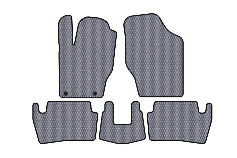 Peugeot 307 2001–2008 Rubberen automatten Carsuit (2001-2005, HB, 5-deurs, grijs) Image