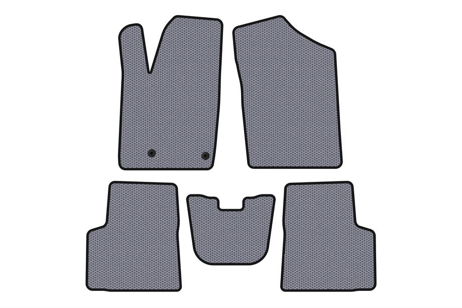 Peugeot Partner 1996–2008 Rubberen automatten Carsuit (Grijs) Foto 1