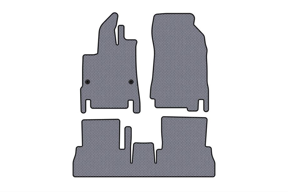 Peugeot Partner/Rifter 2019– Rubberen automatten Carsuit (7-zits/lange wielbasis, grijs) Image