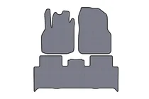 Renault Scenic/Grand 2003–2009 Rubberen automatten Carsuit (2 rijen, grijs) foto 1