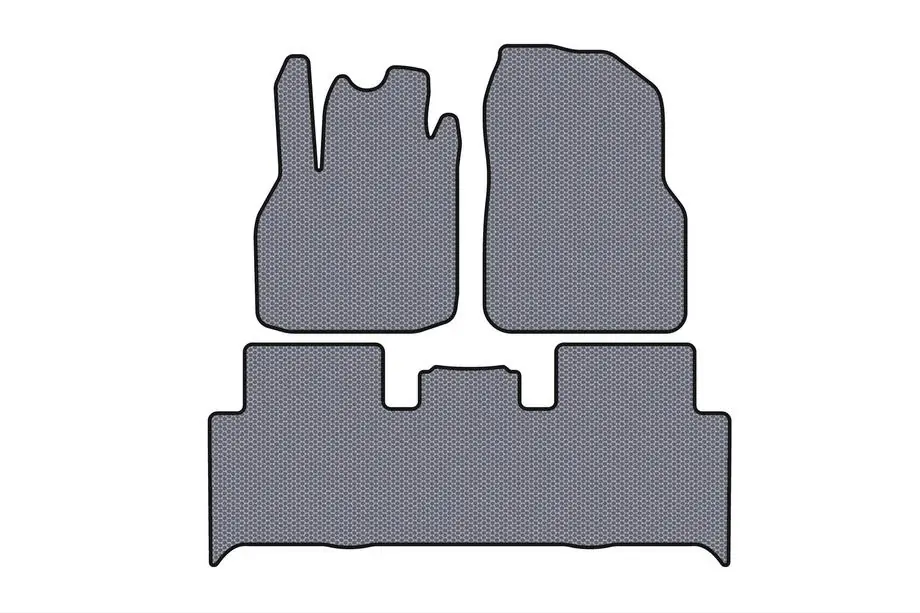 Renault Scenic/Grand 2003–2009 Rubberen automatten Carsuit (2 rijen, grijs) Image