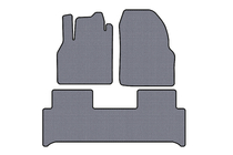 Renault Scenic/Grand 2003–2009 Rubberen automatten Carsuit (Grijs) foto 1