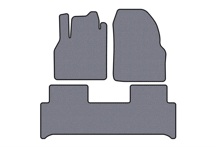 Renault Scenic/Grand 2003–2009 Rubberen automatten Carsuit (Grijs) Image