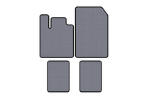 Renault Twingo 2007–2014 Rubberen automatten Carsuit (Grijs) foto 1