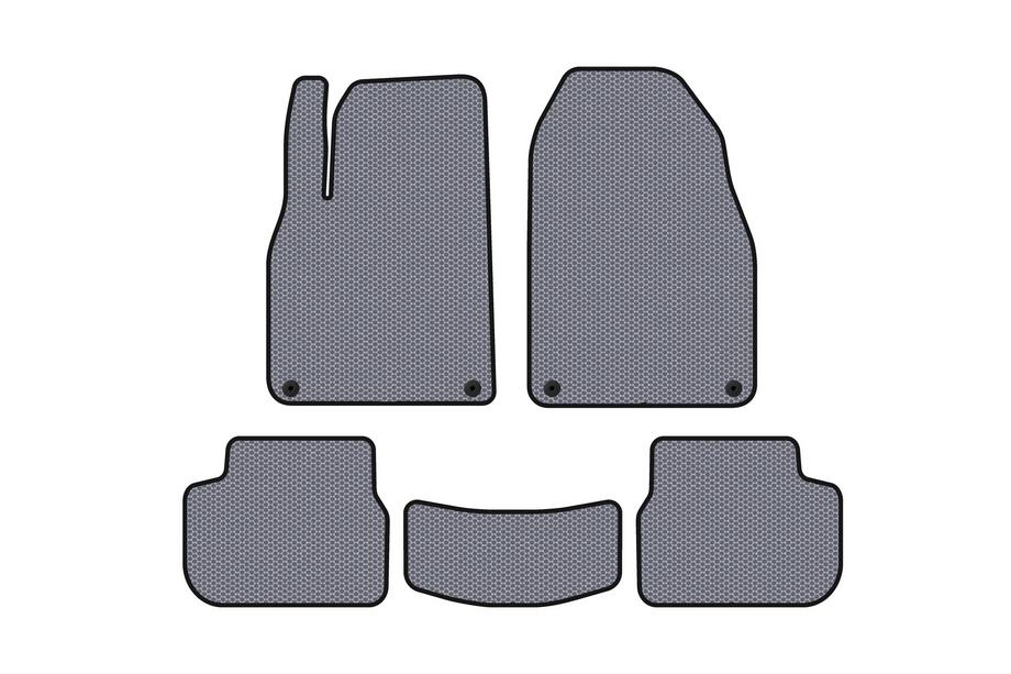 Saab 9-3 2002–2014 Rubberen automatten Carsuit (Grijs) Image