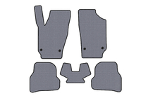 Seat Ibiza 2010–2017 Rubberen automatten Carsuit (2010-2012, HB, 5-deurs, grijs) foto 1