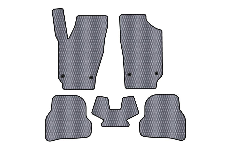 Seat Ibiza 2010–2017 Rubberen automatten Carsuit (2010-2012, HB, 5-deurs, grijs) Image