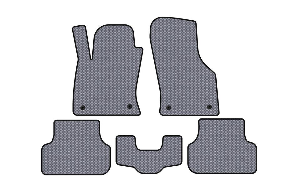 Seat Leon 2013–2020 Rubberen automatten Carsuit (2013-2016, SW, grijs) Image