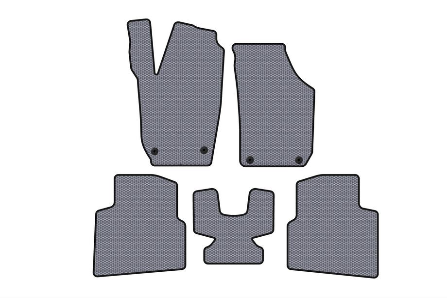 Skoda Roomster 2006–2015 Rubberen automatten Carsuit (Grijs) Foto 1