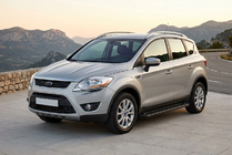 Ford Kuga 2008–2013 Allmond Black side steps (2 st., aluminium) foto 1