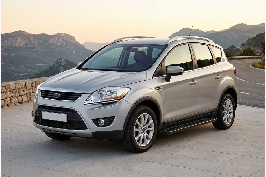Ford Kuga 2008–2013 Allmond Black side steps (2 st., aluminium) Image
