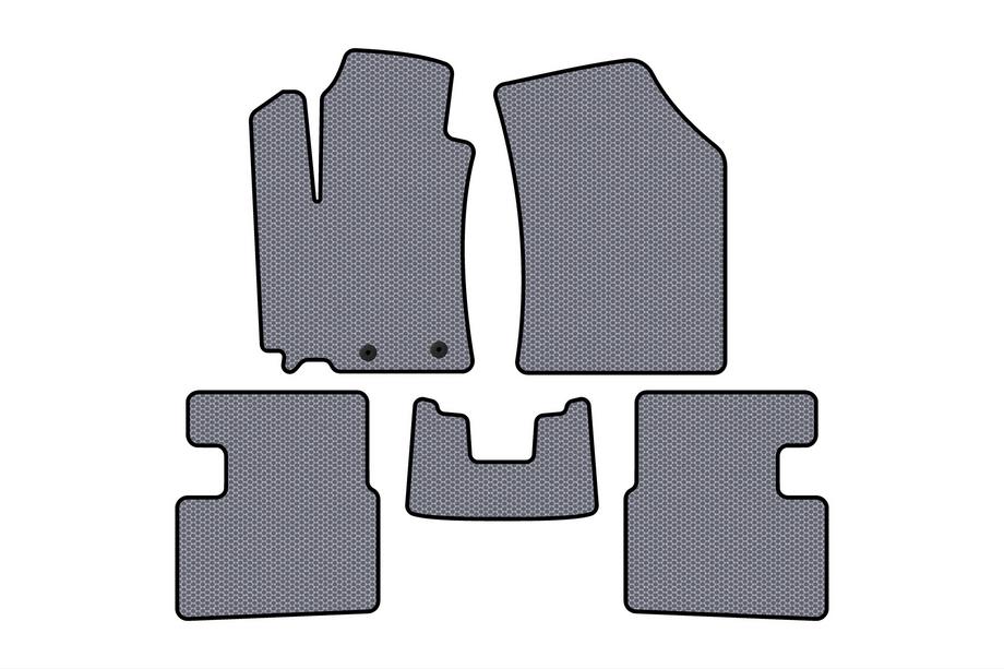 Suzuki Swift 2010–2017 Rubberen automatten Carsuit (HB, 5-deurs, grijs) Image