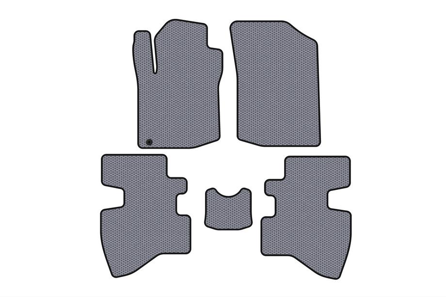 Toyota Aygo 2007–2014 Rubberen automatten Carsuit (2007-2009, HB, 3-deurs, grijs) Image