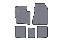 Toyota IQ 2008–2015 Carsuit rubber automatten (HB, grijs) foto 1