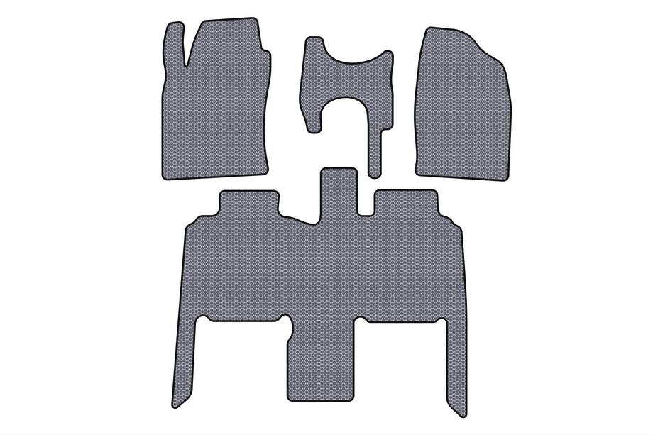 Toyota Previa 2000–2006 Rubberen automatten Carsuit (Grijs) Foto 1